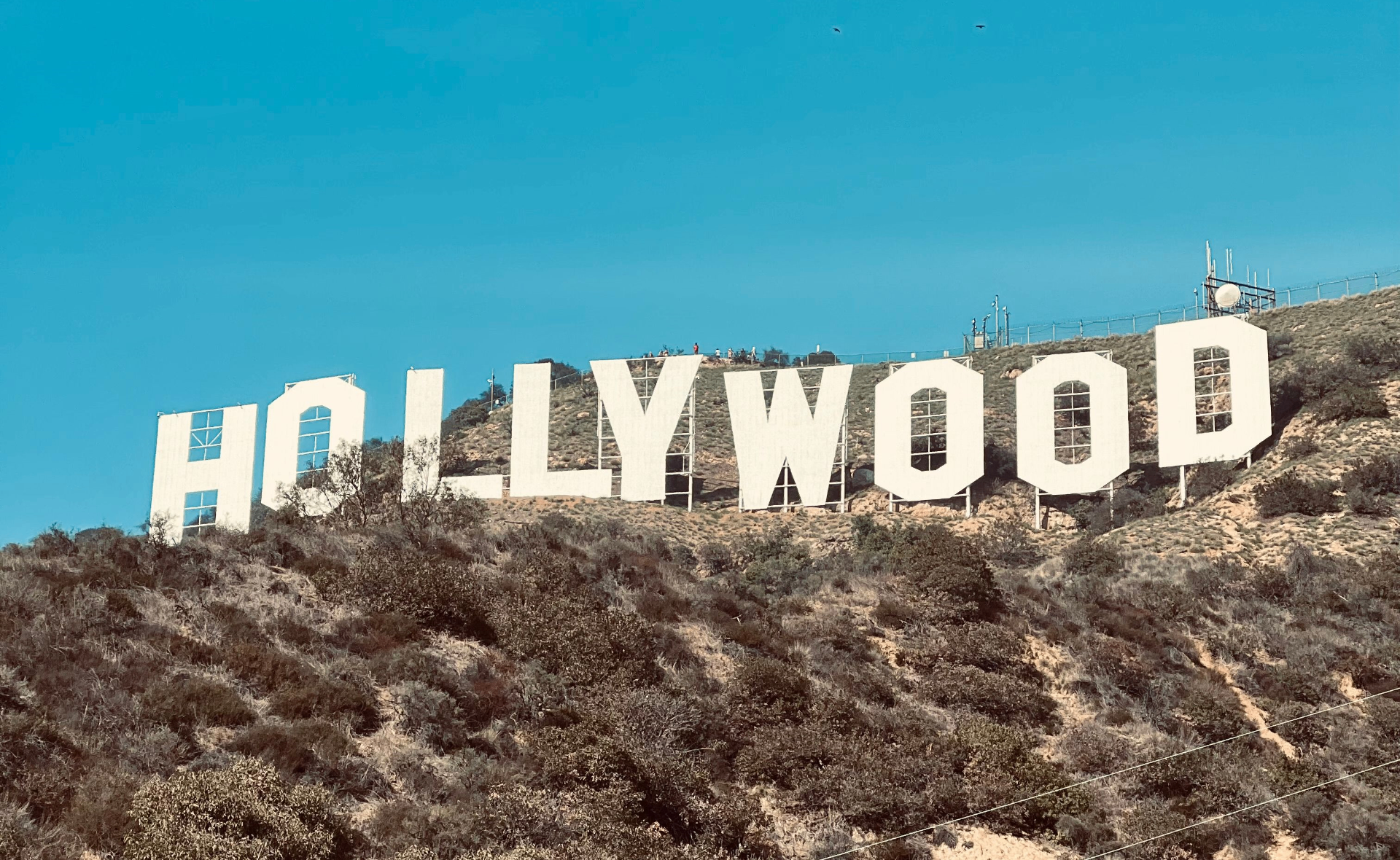 Hollywood sign in Los Angeles